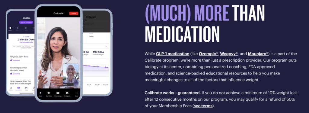 Calibrate's app, much more than medication