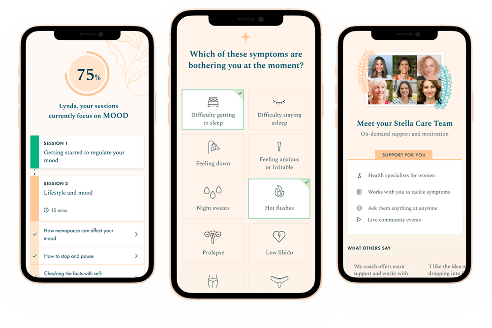 Stella's mobile app