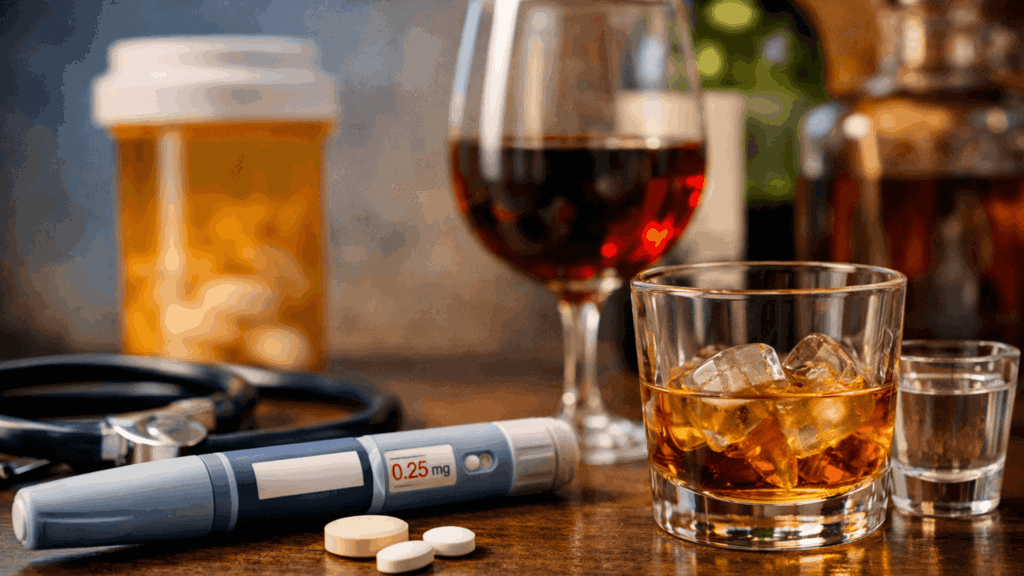ozempic and alcohol