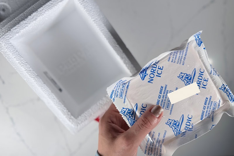 Coby package insulation & ice pack.