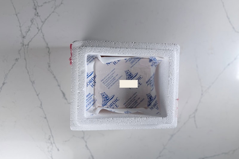 Trimi package insulation and ice pack.