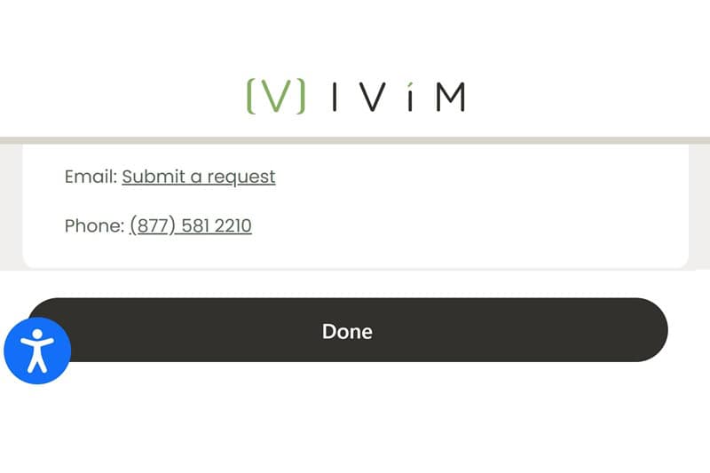 IVIM phone number details.