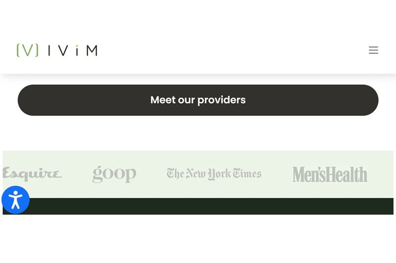 IVIM "as seen in" media logos.