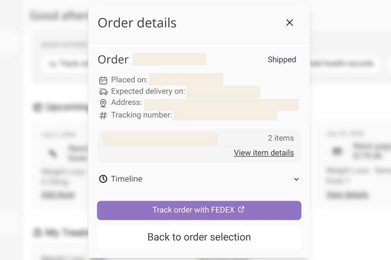 Tracking in email and patient portal.