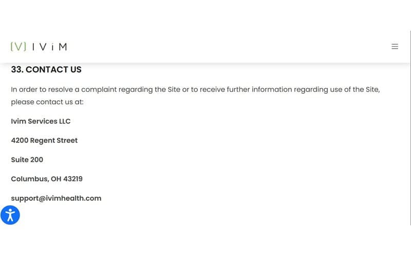 IVIM US business address.